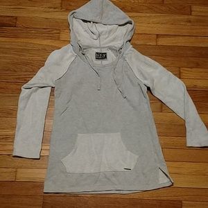 Grey two toned hoodie